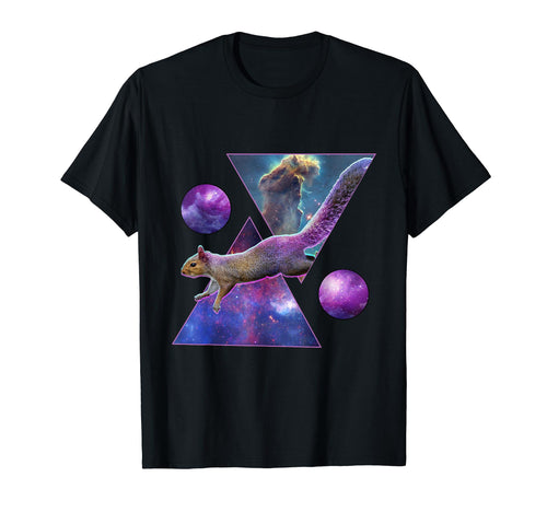 Vaporwave Squirrel Space Art Aesthetic T-Shirt - Unique Graphic Men Women - T-Shirt, Sweatshirt, Hoodie