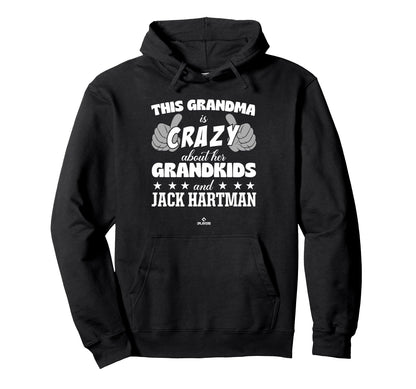 Grandma Crazy Jack Hartman Prospect Hoodie - Aesthetic Graphic for Adults - T-Shirt, Sweatshirt, Hoodie