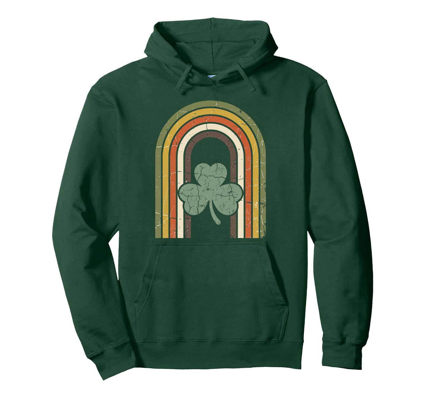 Irish Pride Shamrock St Patricks Day Clover Hoodie - Trendy Graphic Unisex - T-Shirt, Sweatshirt, Hoodie