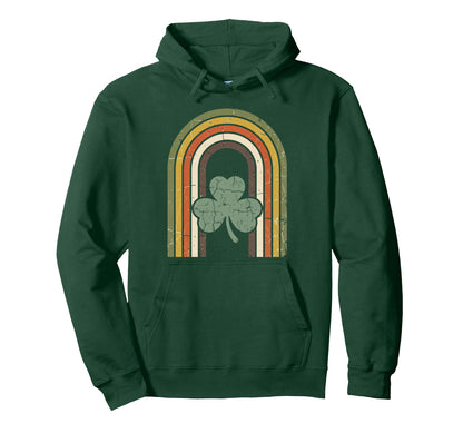 Irish Pride Shamrock St Patricks Day Clover Hoodie - Trendy Graphic Unisex - T-Shirt, Sweatshirt, Hoodie