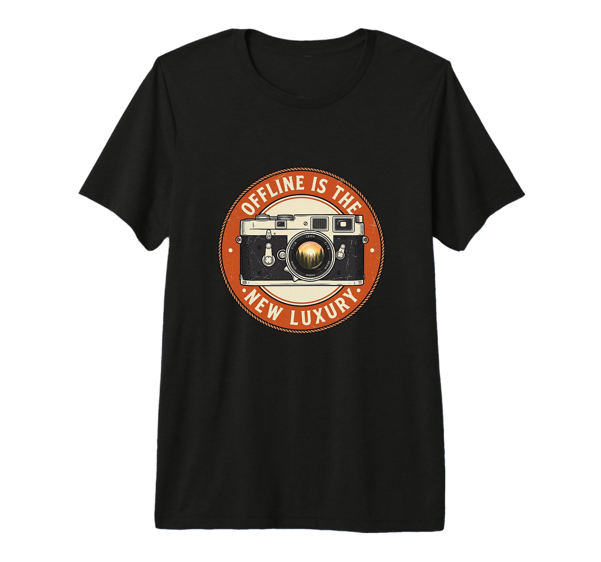 Offline Is New Luxury Camera Digital T-Shirt - Streetwear Style for Adults - T-Shirt, Sweatshirt, Hoodie