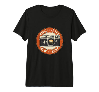 Offline Is New Luxury Camera Digital T-Shirt - Streetwear Style for Adults - T-Shirt, Sweatshirt, Hoodie