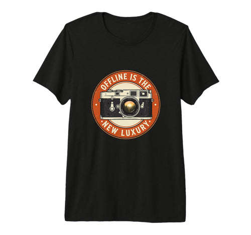 Offline Is New Luxury Camera Digital T-Shirt - Streetwear Style for Adults - T-Shirt, Sweatshirt, Hoodie