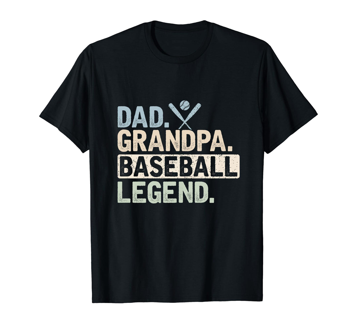 Dad Grandpa Baseball Legend Player T-Shirt - Aesthetic Graphic Unisex - T-Shirt, Sweatshirt, Hoodie