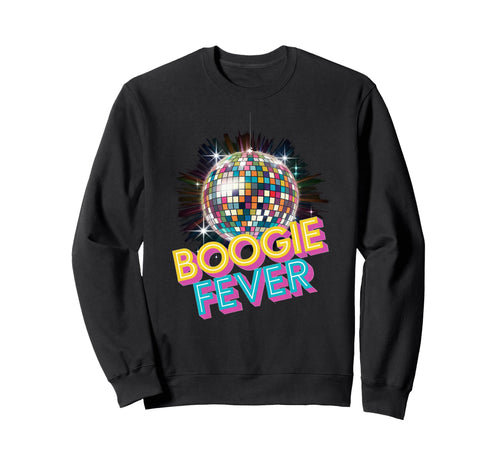 Disco Ball Boogie Fever Discoball Sweatshirt - Graphic Print for Adults - T-Shirt, Sweatshirt, Hoodie
