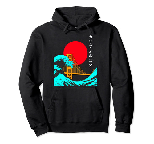 Vaporwave Aesthetic Japanese Writing Tea Hoodie - Trendy Graphic Men Women - T-Shirt, Sweatshirt, Hoodie