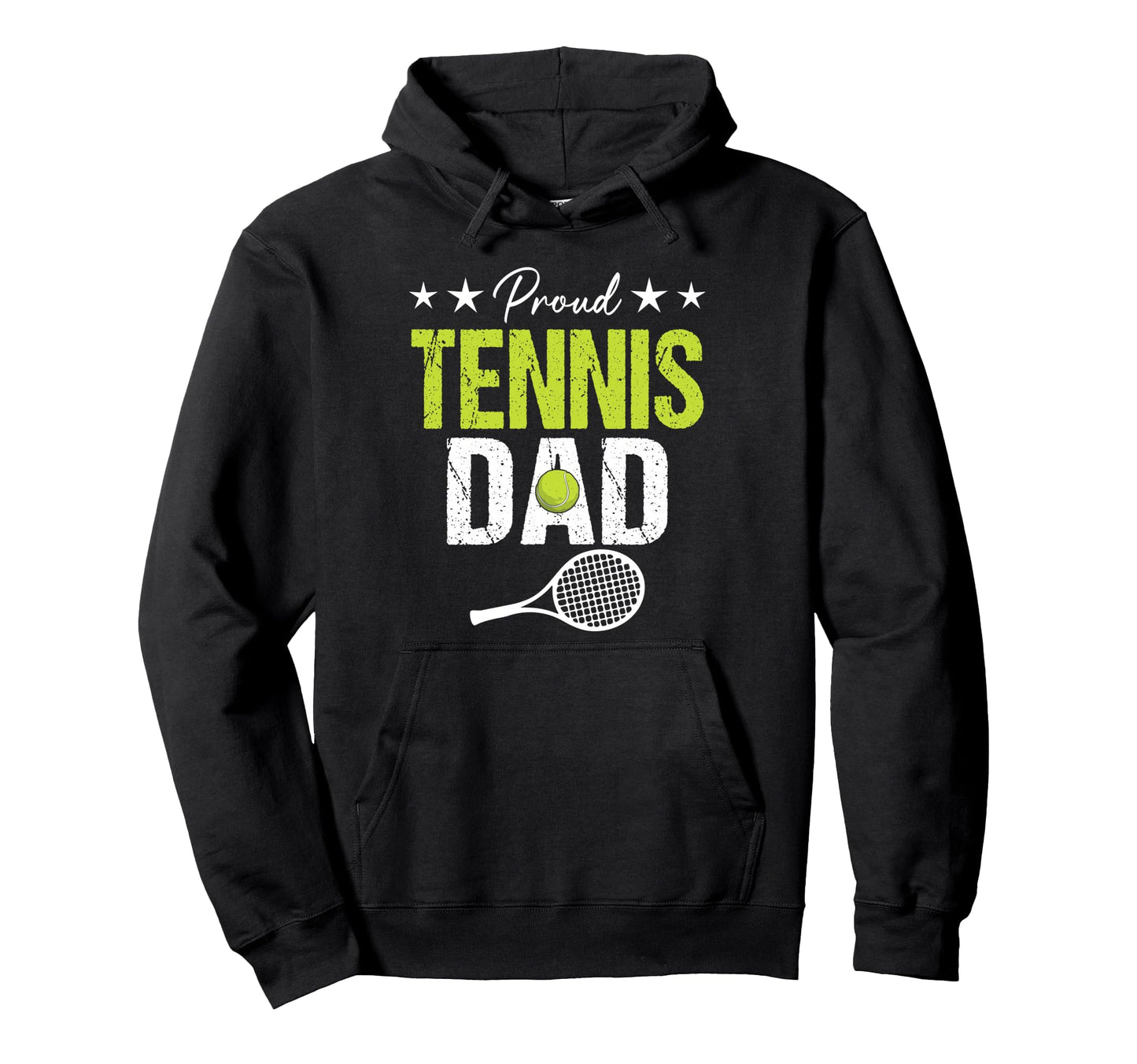 Proud Tennis Dad Game Day Sports Parent Hoodie - Novelty Apparel Men Women - T-Shirt, Sweatshirt, Hoodie