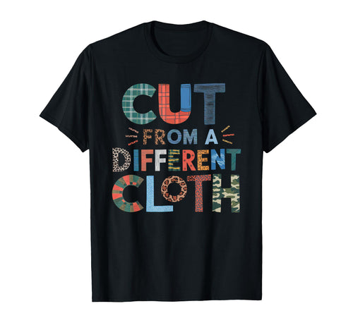 Cut From Different Cloth Urban Hip Hop T-Shirt - Trendy Graphic for Adults - T-Shirt, Sweatshirt, Hoodie