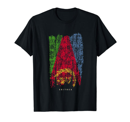 Eritrea Eritrean Flag T-Shirt - Custom Art Print Unisex - T-Shirt, Sweatshirt, Hoodie