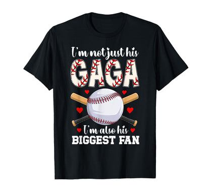 His Biggest Fan Baseball Gaga Baseball T-Shirt - Graphic Print for Adults - T-Shirt, Sweatshirt, Hoodie