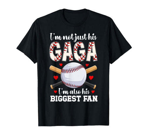 His Biggest Fan Baseball Gaga Baseball T-Shirt - Graphic Print for Adults - T-Shirt, Sweatshirt, Hoodie
