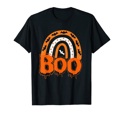Boo Rainbow Halloween Rainbow T-Shirt - Novelty Apparel Men Women - T-Shirt, Sweatshirt, Hoodie