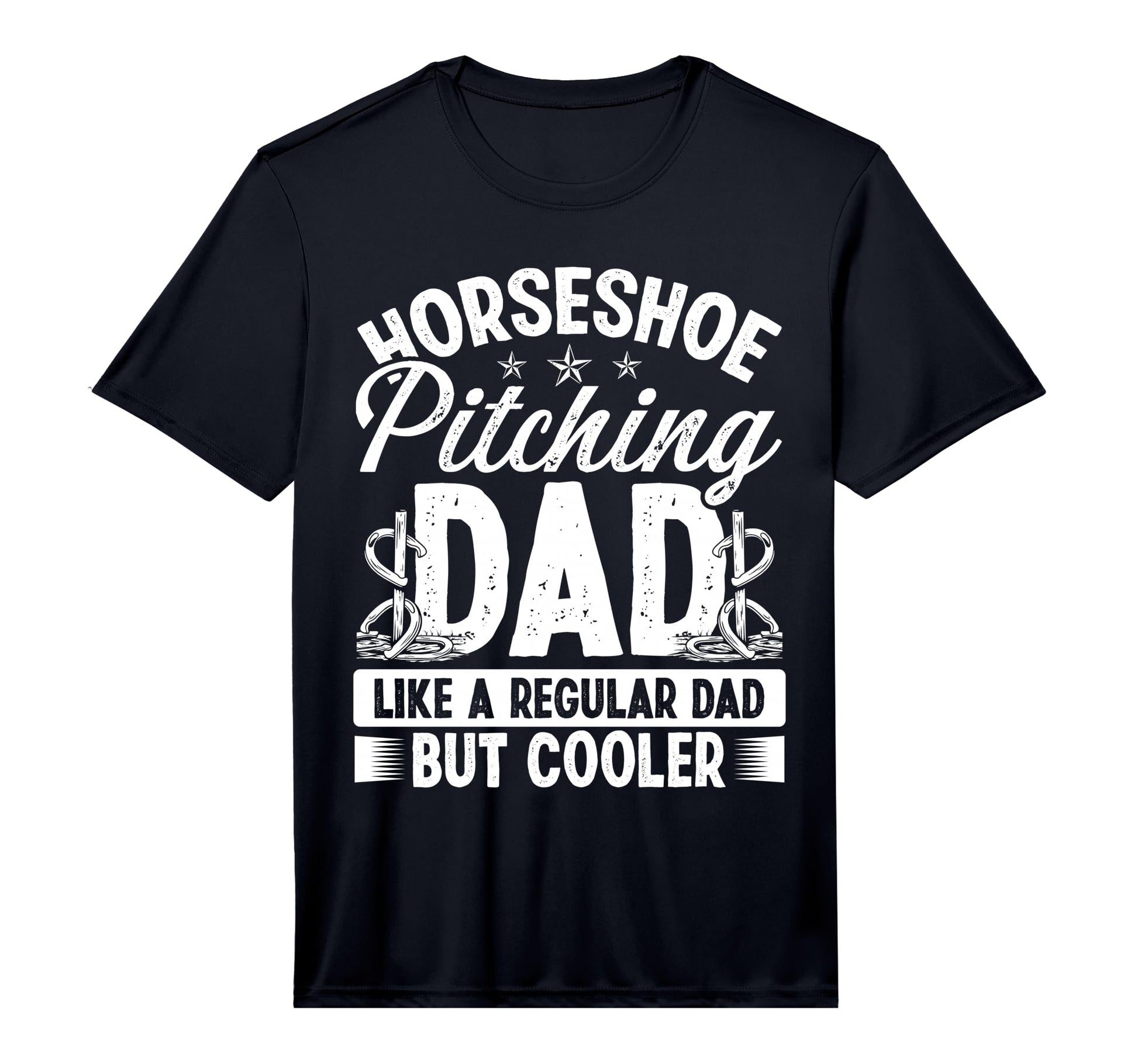 Horseshoe Pitching Game Dad T-Shirt - Casual Everyday Wear for Adults - T-Shirt, Sweatshirt, Hoodie