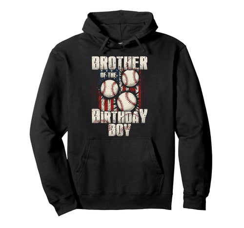 Brother Birthday Matching Baseball Hoodie - Trendy Graphic for Adults - T-Shirt, Sweatshirt, Hoodie
