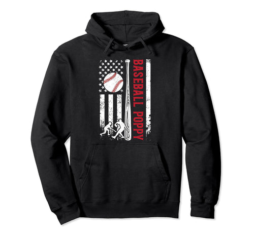 Baseball Poppy Us Flag Poppy Baseball Hoodie - Minimalist Print Men Women - T-Shirt, Sweatshirt, Hoodie