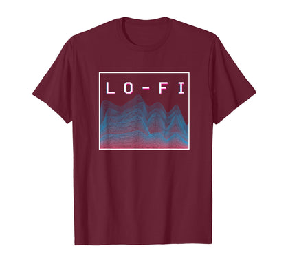 Lo Fi Hip Hop Soundwave Vaporwave T-Shirt - Casual Everyday Wear Men Women - T-Shirt, Sweatshirt, Hoodie