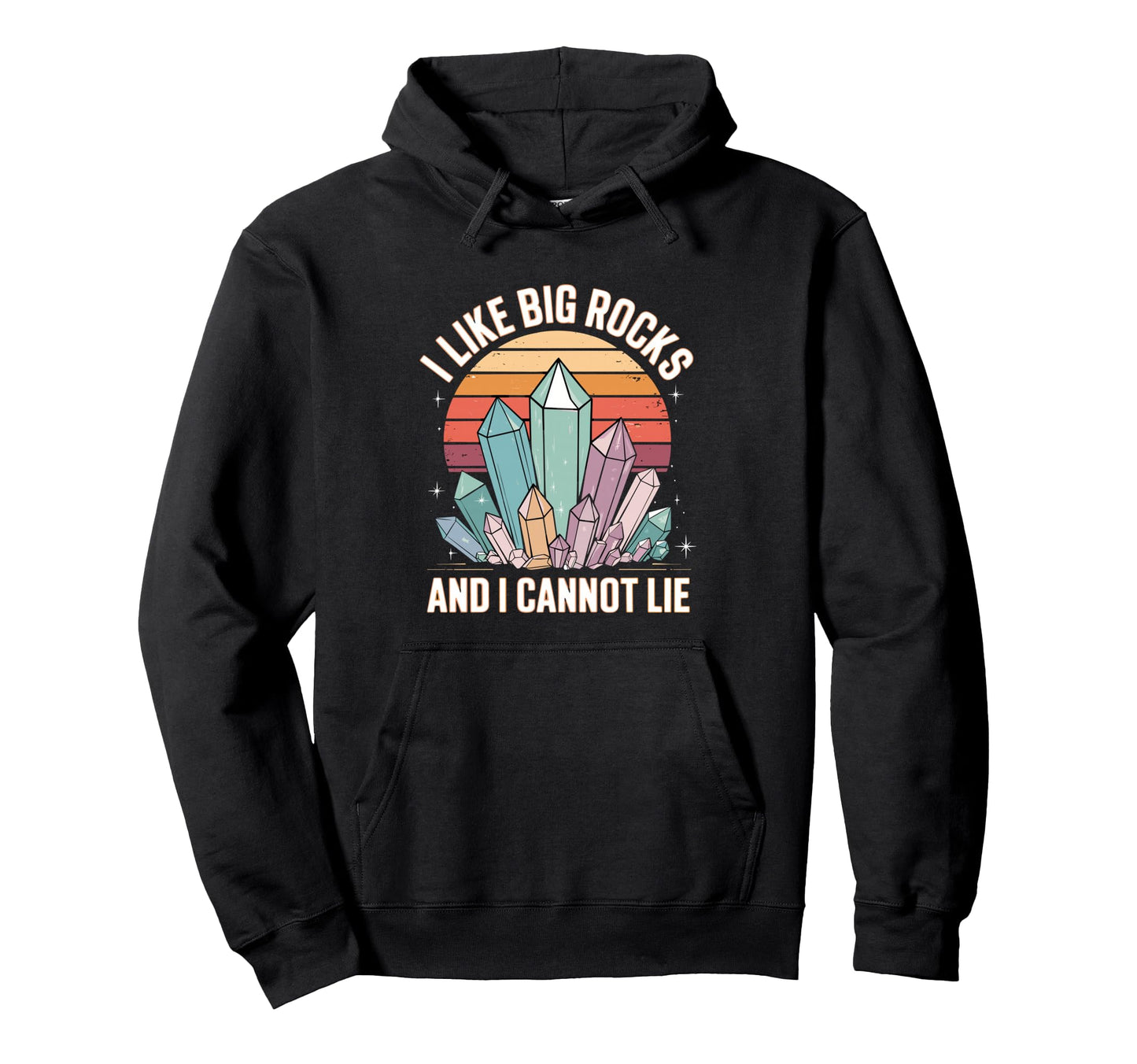 Rocks Mineral Crystal Geology Hoodie - Minimalist Print Men Women - T-Shirt, Sweatshirt, Hoodie