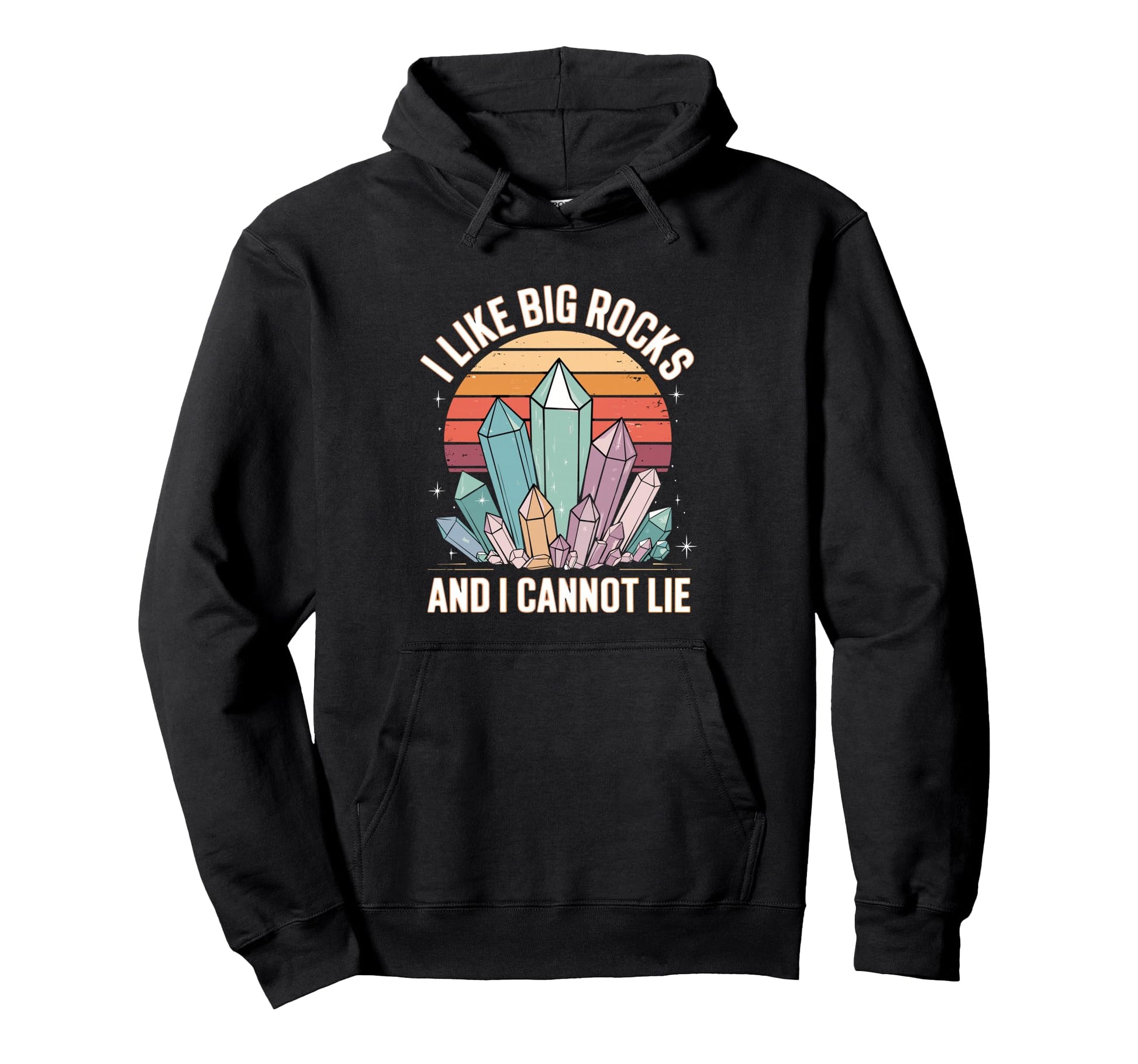 Rocks Mineral Crystal Geology Hoodie - Minimalist Print Men Women - T-Shirt, Sweatshirt, Hoodie