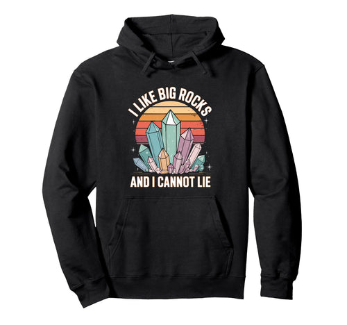 Rocks Mineral Crystal Geology Hoodie - Minimalist Print Men Women - T-Shirt, Sweatshirt, Hoodie