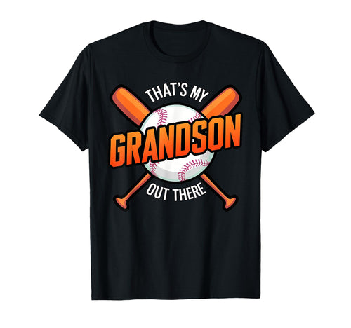 Thats My Grandson Out There Baseball T-Shirt - Aesthetic Graphic Unisex - T-Shirt, Sweatshirt, Hoodie