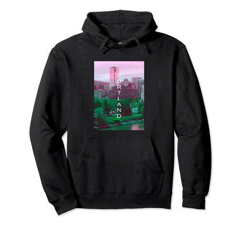 Oregon Vaporwave Aesthetic Souvenir Or Hoodie - Unique Graphic Men Women - T-Shirt, Sweatshirt, Hoodie