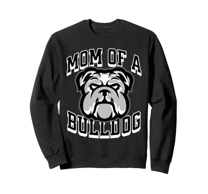 Mom Bulldog Game Day Sports Sweatshirt - Fun Novelty Design Unisex - T-Shirt, Sweatshirt, Hoodie