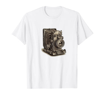 Antique Camera Steampunk Victorian Era T-Shirt - Novelty Apparel Men Women - T-Shirt, Sweatshirt, Hoodie