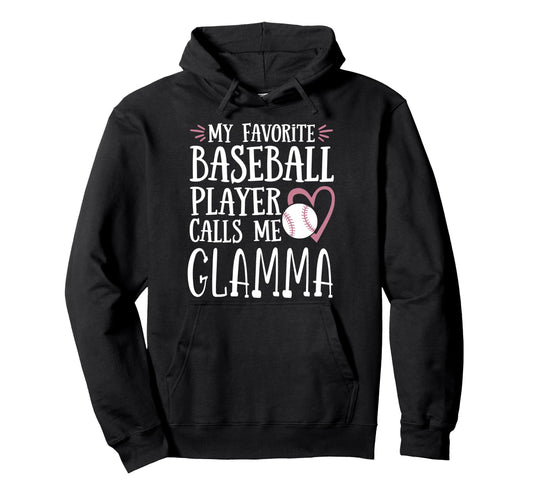 My Favorite Baseball Player Calls Me Hoodie - Minimalist Print Men Women - T-Shirt, Sweatshirt, Hoodie