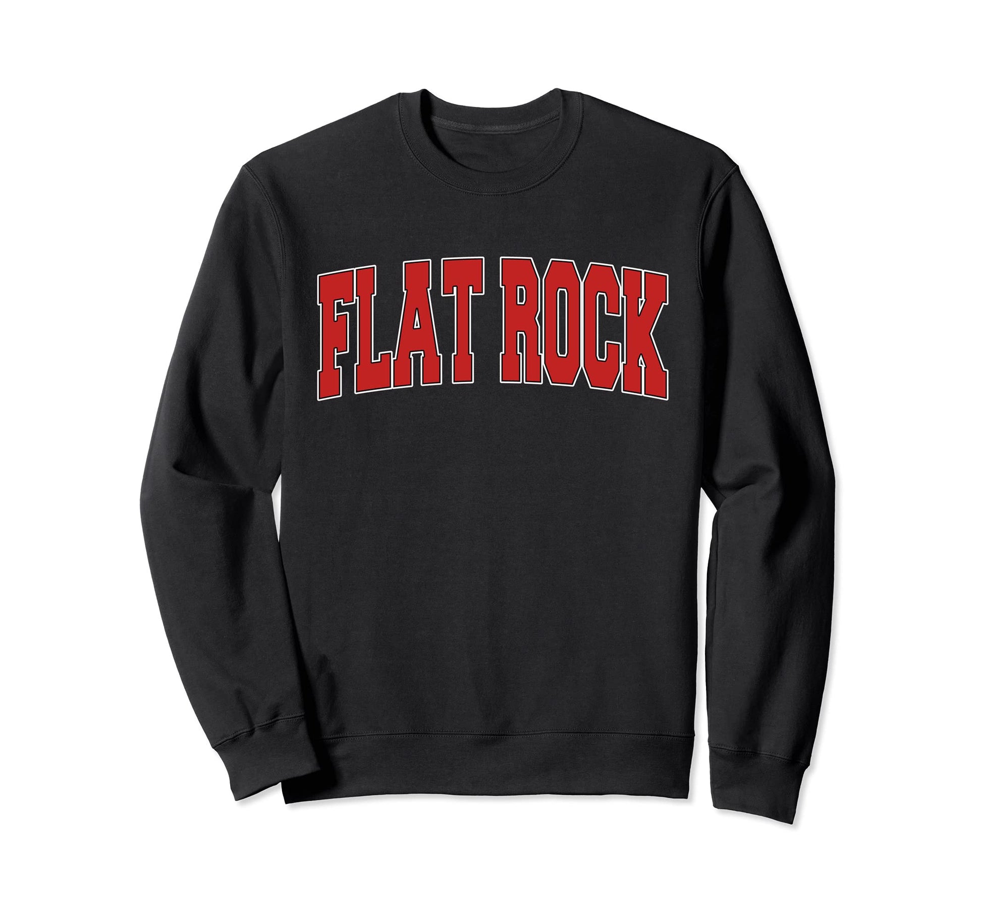 Flat Rock Mi Michigan Varsity Usa Sweatshirt - Novelty Apparel for Adults - T-Shirt, Sweatshirt, Hoodie