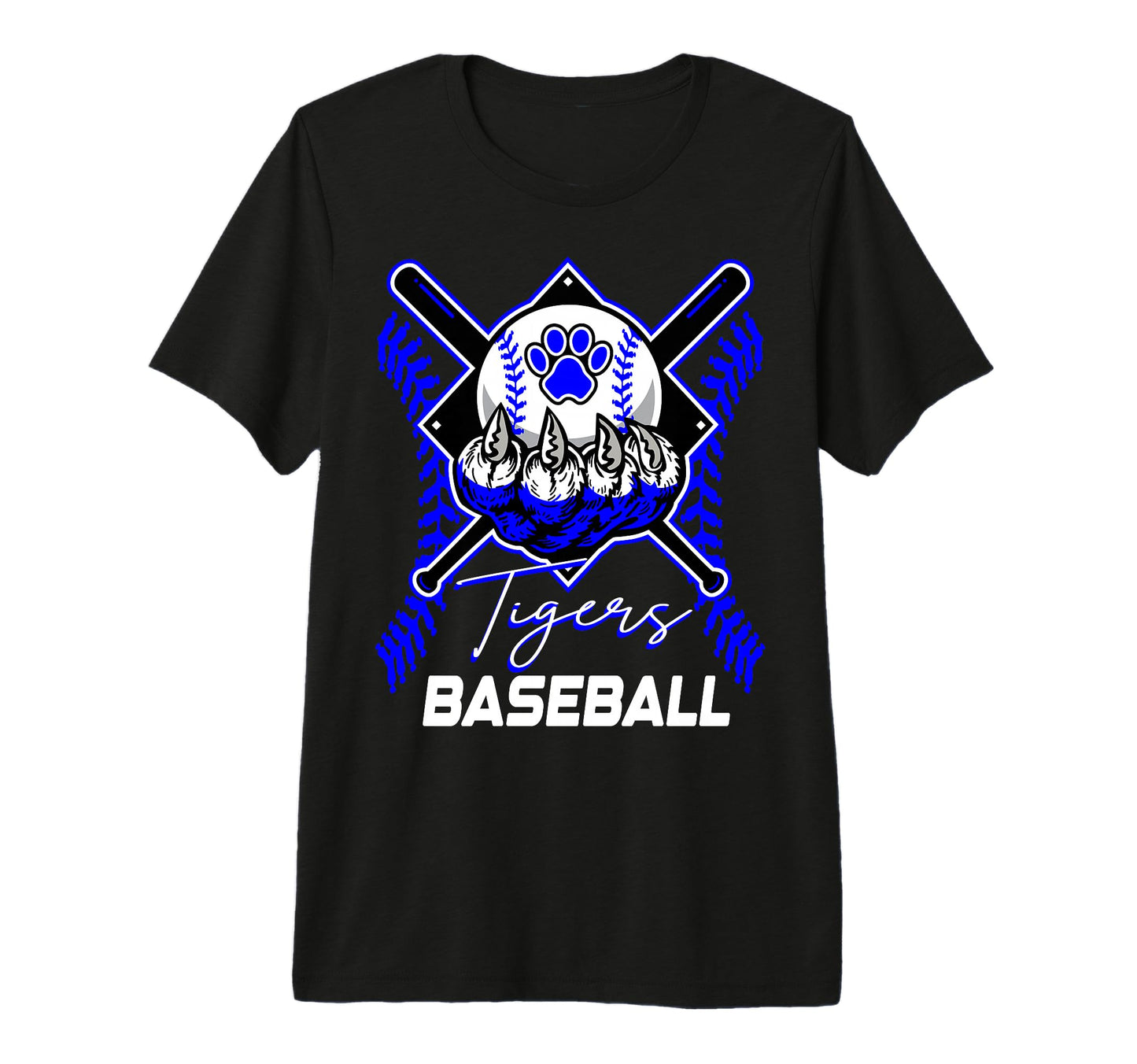 Tigers Baseball Mom Game Day Holding T-Shirt - Aesthetic Graphic Men Women - T-Shirt, Sweatshirt, Hoodie