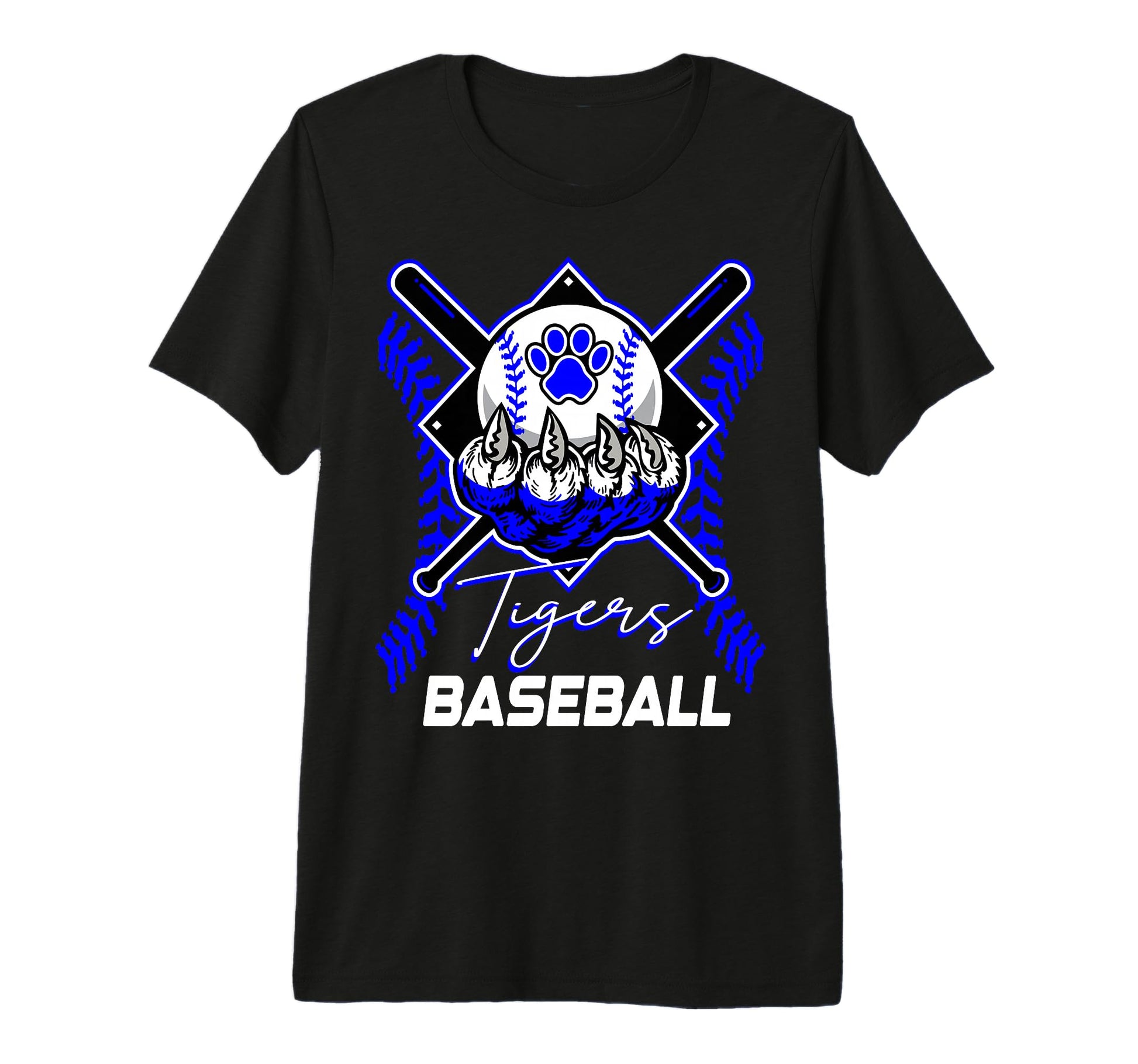 Tigers Baseball Mom Game Day Holding T-Shirt - Aesthetic Graphic Men Women - T-Shirt, Sweatshirt, Hoodie