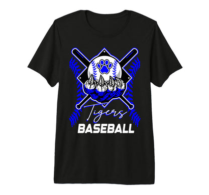 Tigers Baseball Mom Game Day Holding T-Shirt - Aesthetic Graphic Men Women - T-Shirt, Sweatshirt, Hoodie