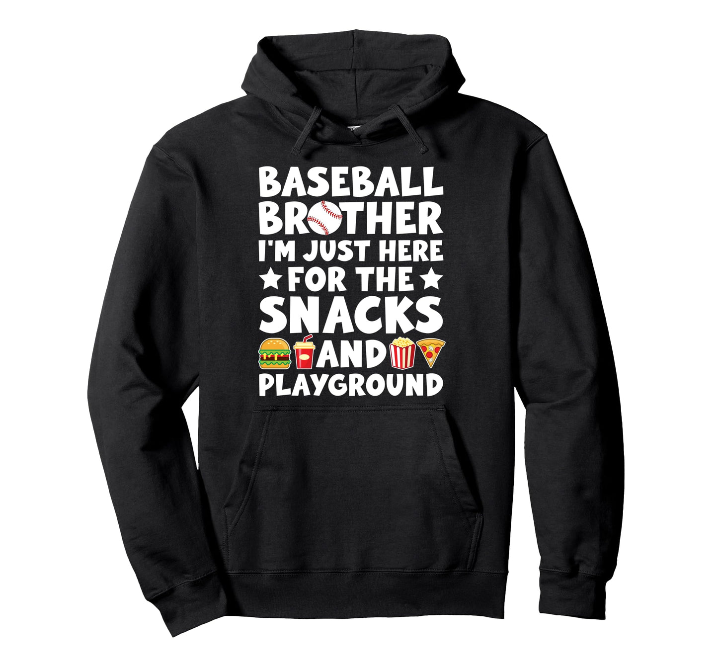 Funny Baseball Brother Baseball Hoodie - Casual Everyday Wear Men Women - T-Shirt, Sweatshirt, Hoodie
