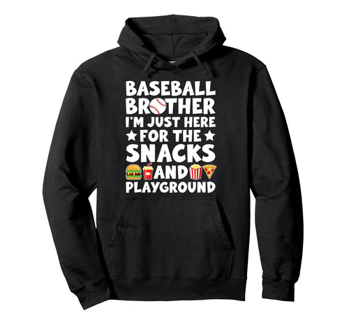 Funny Baseball Brother Baseball Hoodie - Casual Everyday Wear Men Women - T-Shirt, Sweatshirt, Hoodie