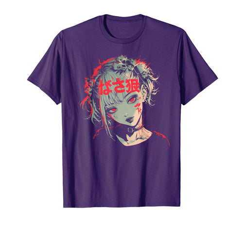 Goth Grunge Demon Anime Waifu Horror T-Shirt - Novelty Apparel for Adults - T-Shirt, Sweatshirt, Hoodie