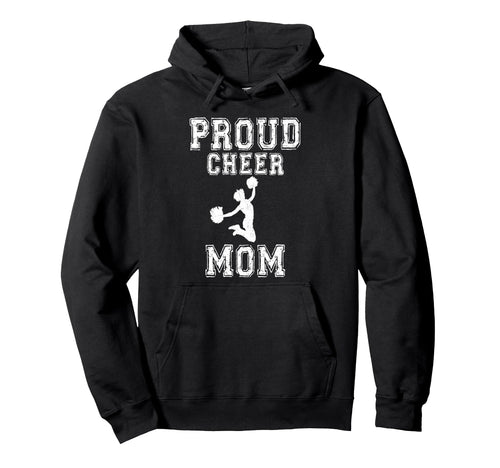 Proud Cheer Mom Game Day Sports Parent Hoodie - Minimalist Print Men Women - T-Shirt, Sweatshirt, Hoodie