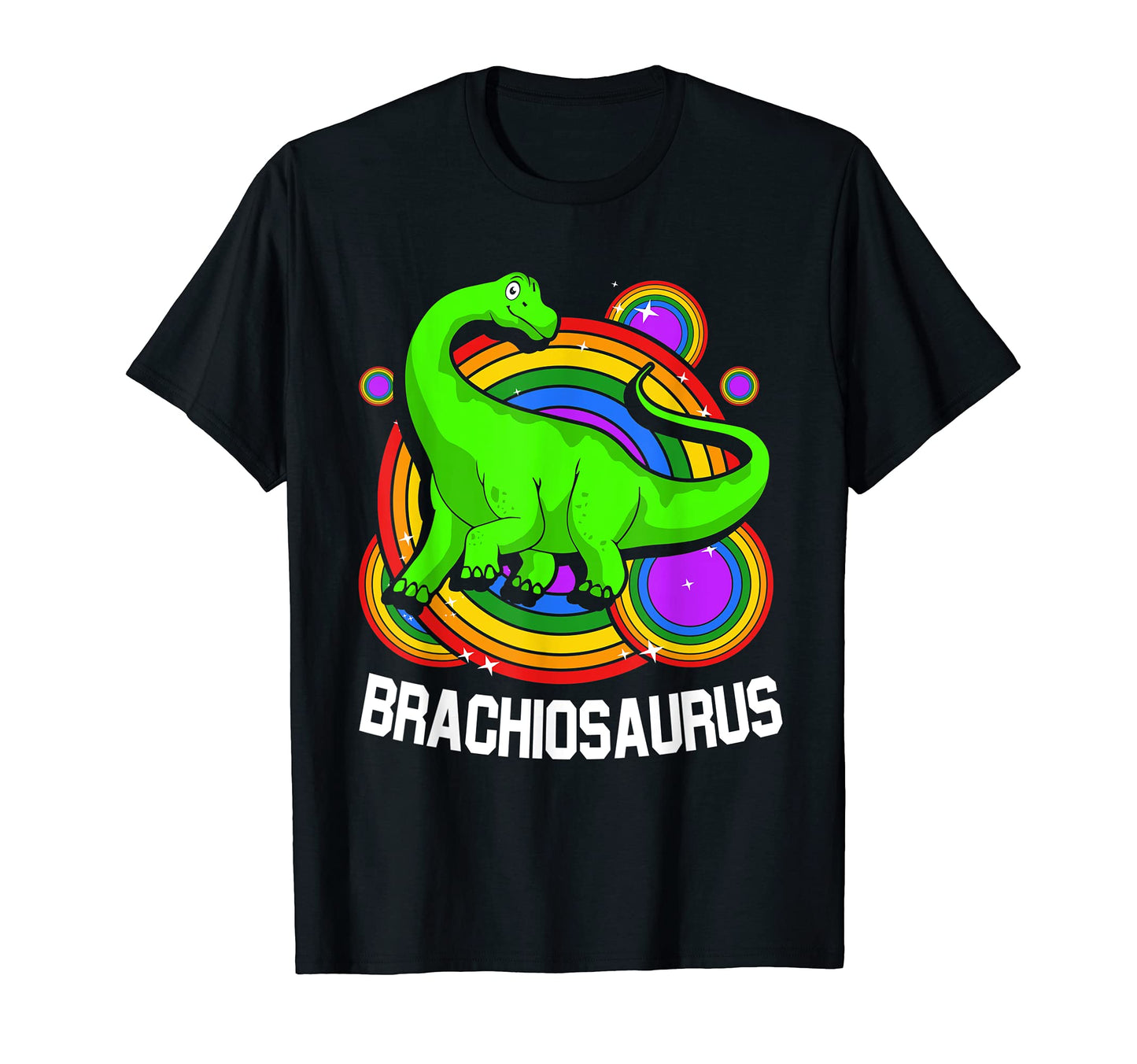 Rainbow Brachiosaurus T-Shirt - Aesthetic Graphic Men Women - T-Shirt, Sweatshirt, Hoodie