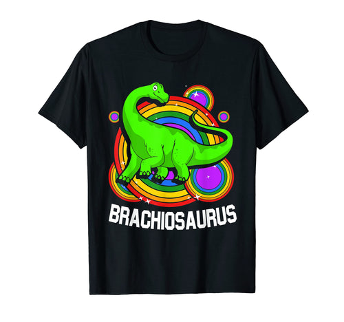 Rainbow Brachiosaurus T-Shirt - Aesthetic Graphic Men Women - T-Shirt, Sweatshirt, Hoodie