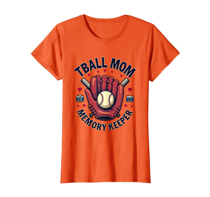 Tball Mom Memory Keeper Baseball T-Shirt - Graphic Print Unisex - T-Shirt, Sweatshirt, Hoodie