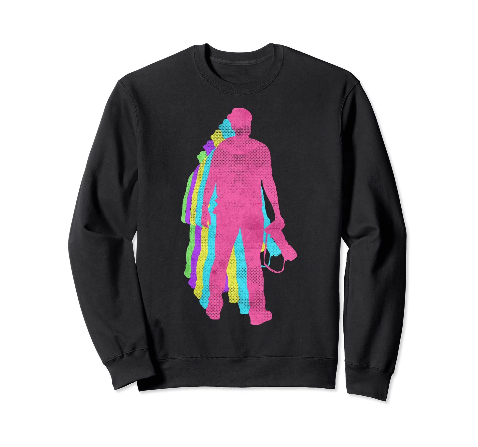 Photografer Camera 80S Colors Sweatshirt - Aesthetic Graphic for Adults - T-Shirt, Sweatshirt, Hoodie