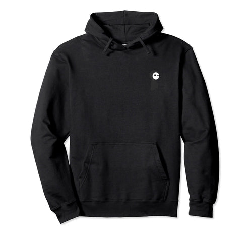 Simple Aesthetic Ghost Vaporwave Artwork Hoodie - Graphic Print for Adults - T-Shirt, Sweatshirt, Hoodie