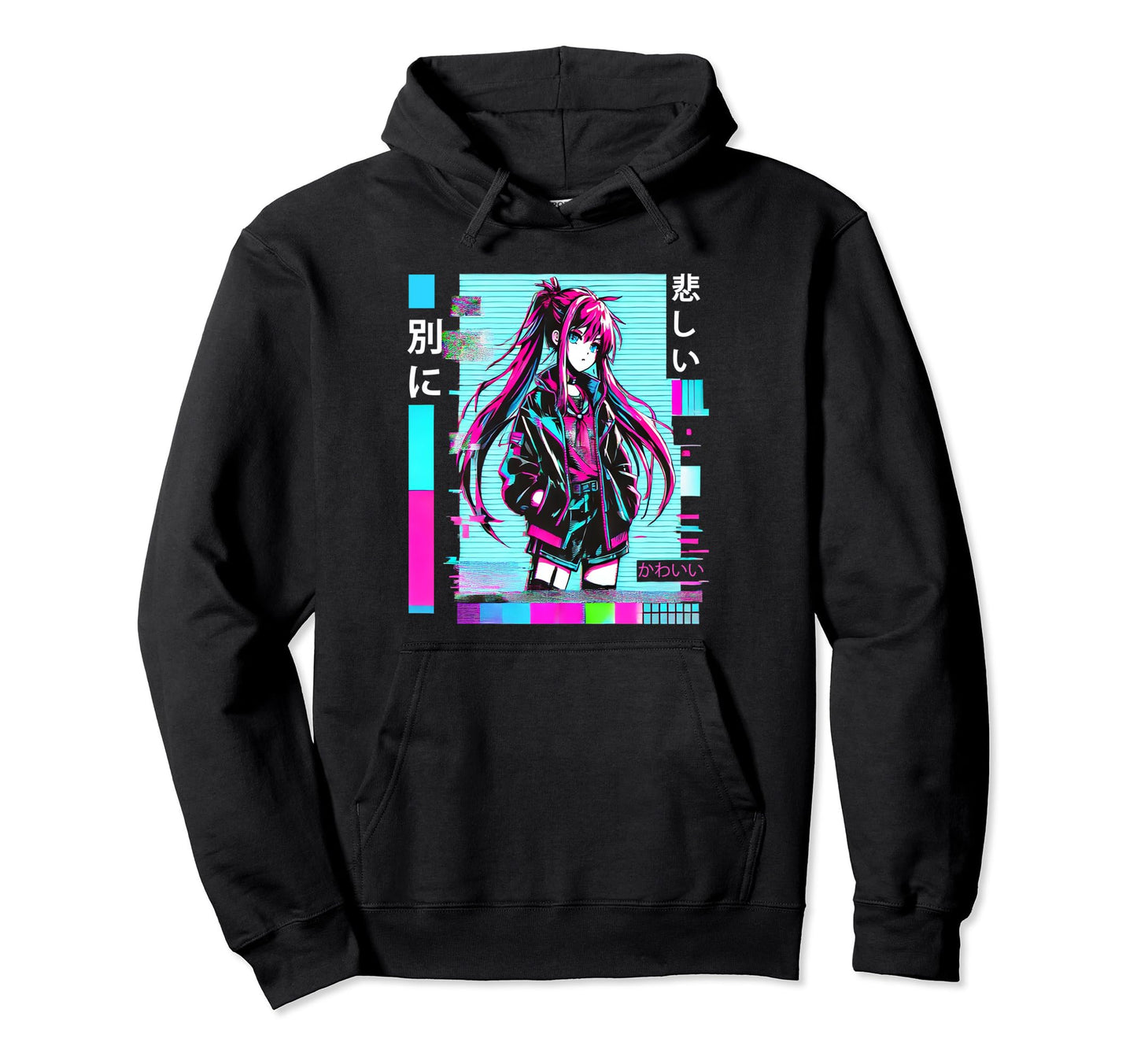 Aesthetic Vaporwave 90S Japanese Kawaii Hoodie - Novelty Apparel Unisex - T-Shirt, Sweatshirt, Hoodie