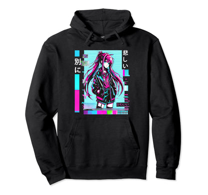 Aesthetic Vaporwave 90S Japanese Kawaii Hoodie - Novelty Apparel Unisex - T-Shirt, Sweatshirt, Hoodie