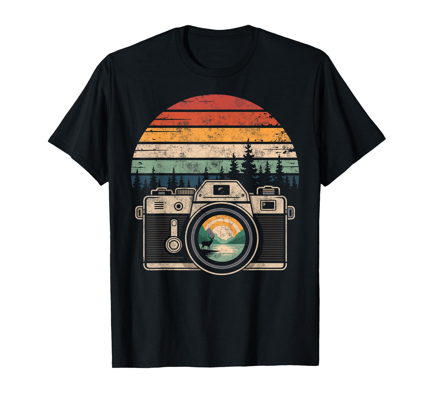 Photo Camera Nature Photographer T-Shirt - Minimalist Print Unisex - T-Shirt, Sweatshirt, Hoodie