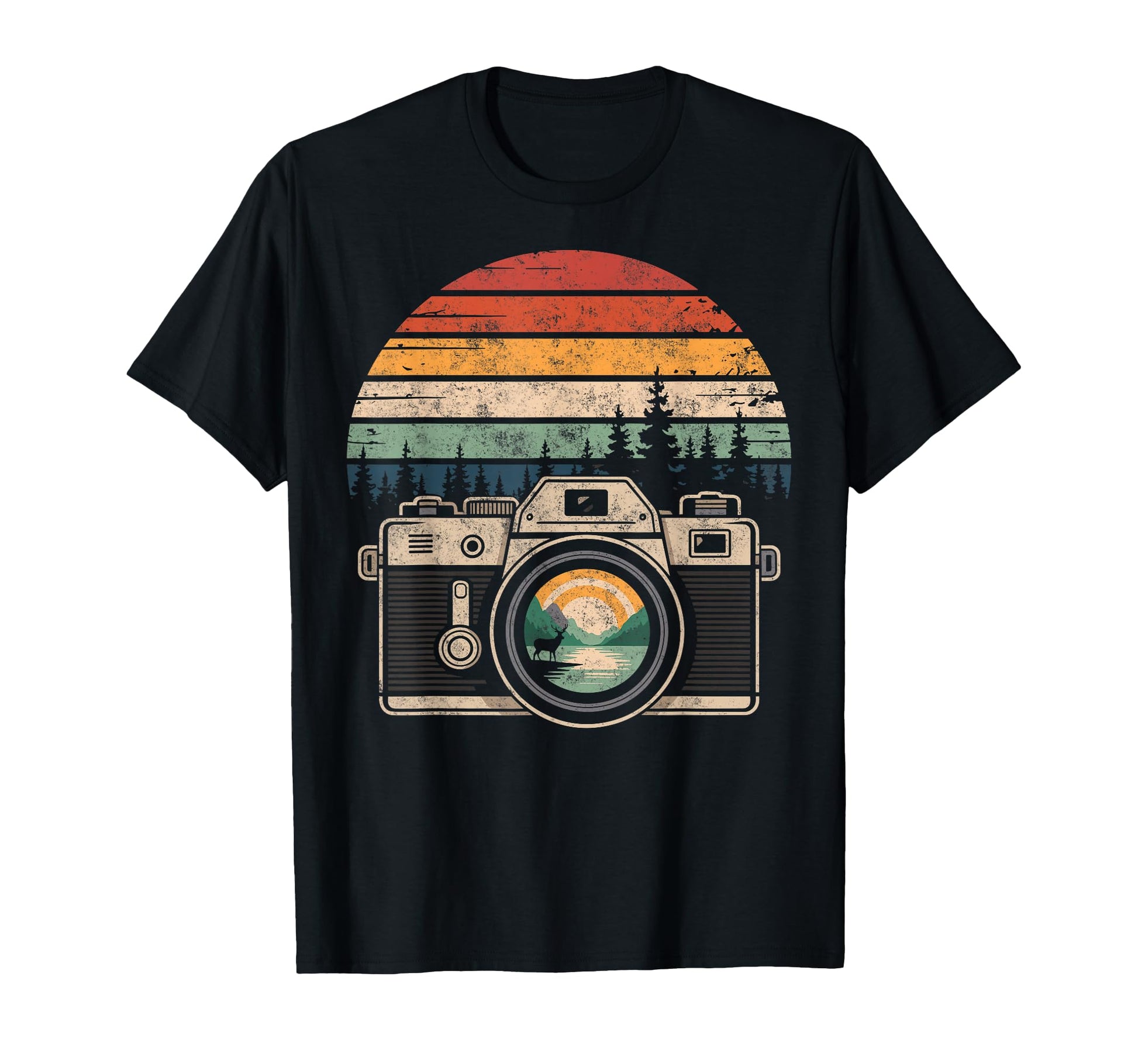 Photo Camera Nature Photographer T-Shirt - Minimalist Print Unisex - T-Shirt, Sweatshirt, Hoodie