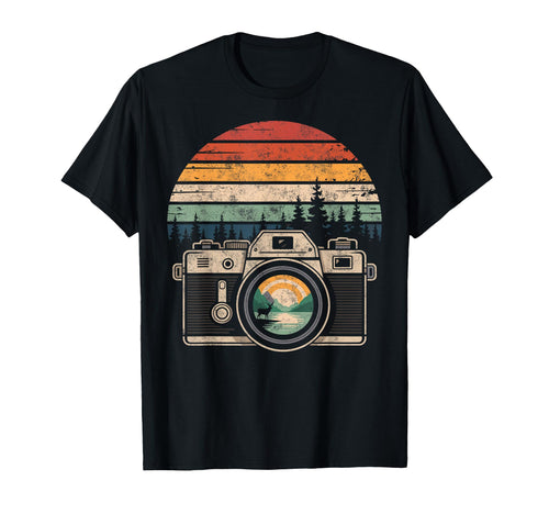 Photo Camera Nature Photographer T-Shirt - Minimalist Print Unisex - T-Shirt, Sweatshirt, Hoodie
