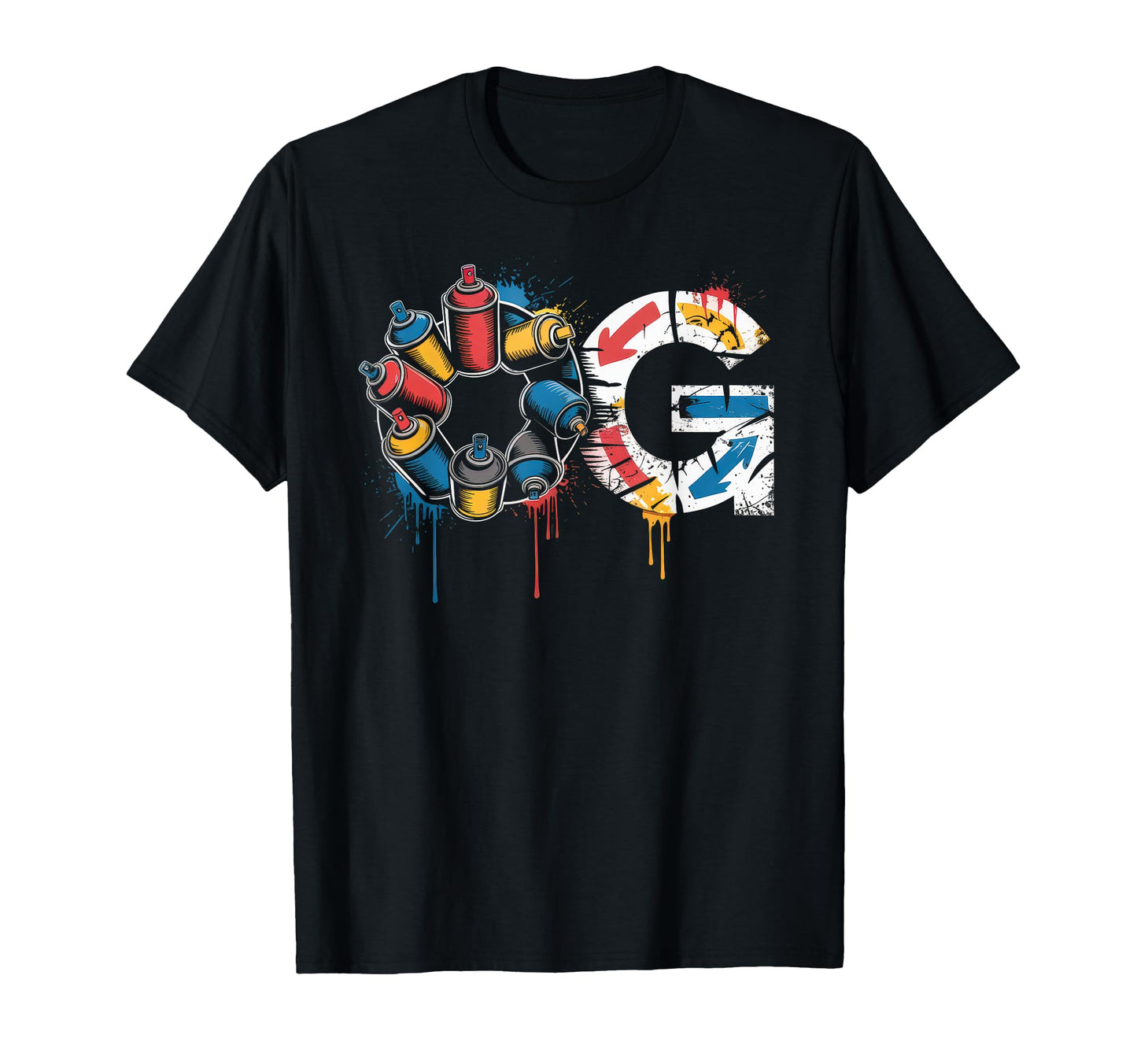 Old School Og Hip Hop Vinyl Cds Tapes T-Shirt - Trendy Graphic Men Women - T-Shirt, Sweatshirt, Hoodie