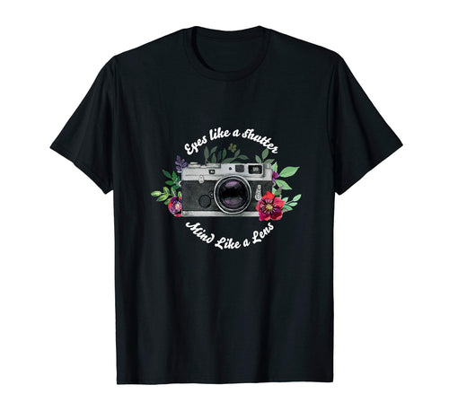 Flower Camera Photographer Film T-Shirt - Custom Art Print Men Women - T-Shirt, Sweatshirt, Hoodie