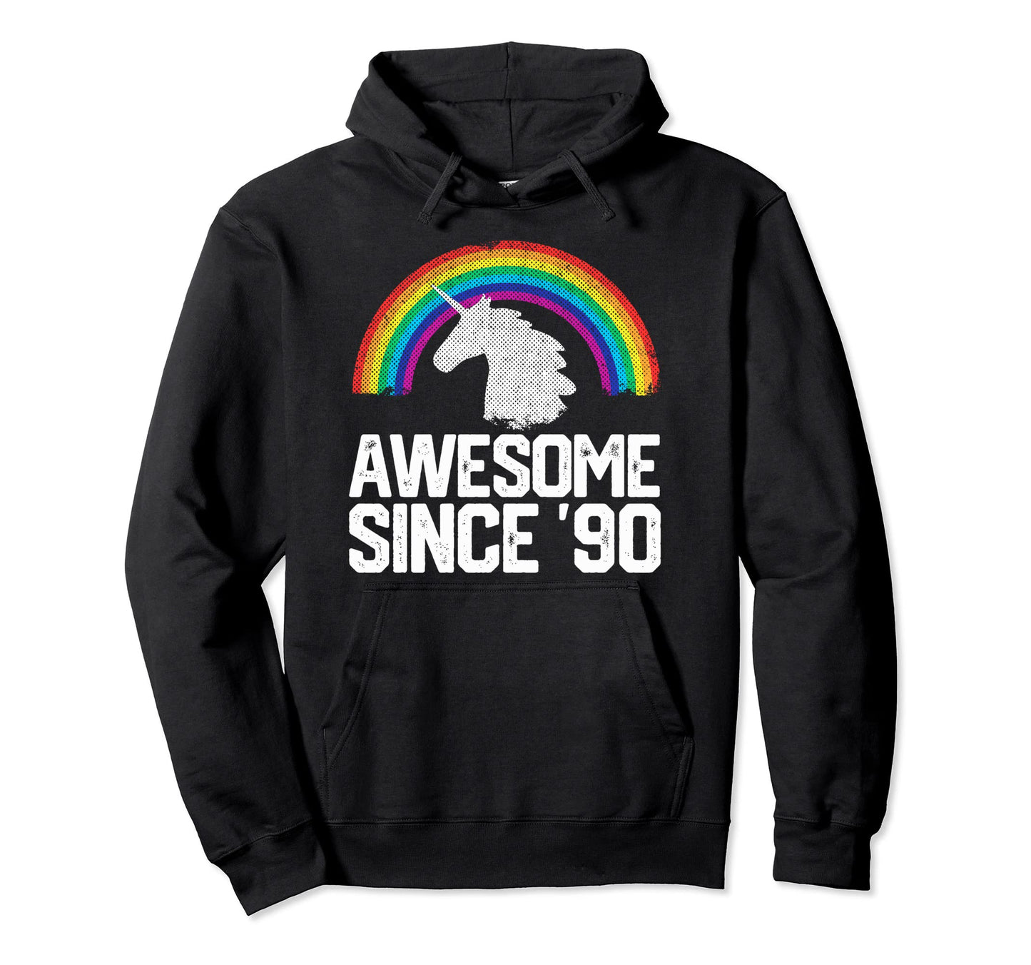 33Rd Birthday Gifts Awesome 1990 Hoodie - Fun Novelty Design Unisex - T-Shirt, Sweatshirt, Hoodie