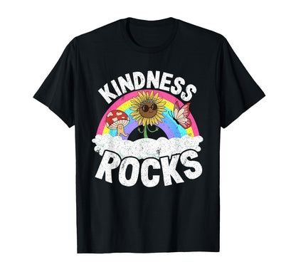 Anti Bullying Hippie Teacher Rainbow T-Shirt - Casual Everyday Wear Unisex - T-Shirt, Sweatshirt, Hoodie